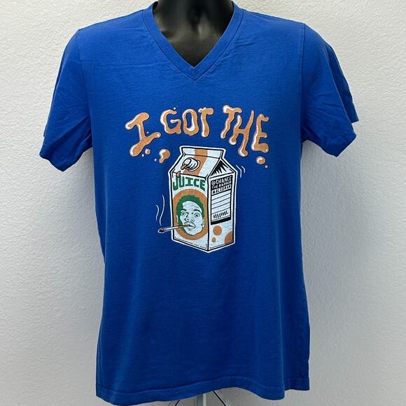 Chance The Rapper I Got The Juice T Shirt Mens M Medium Acid Rap Hip Hop Blue - Picture 2 of 6